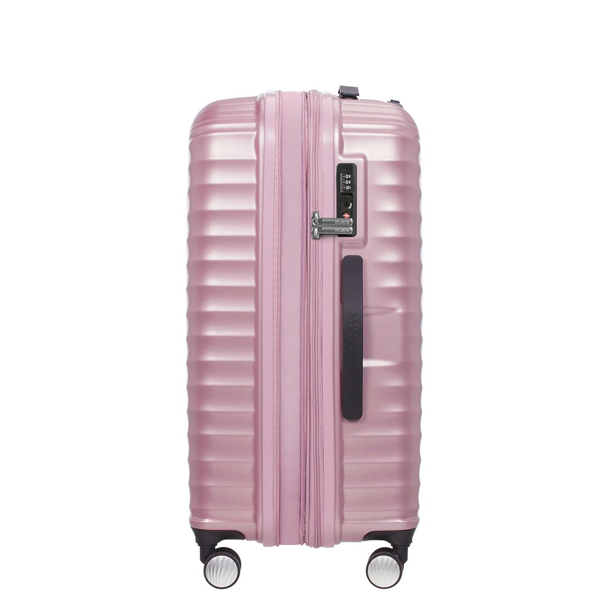 Rosa American Tourister Jetglam M resväska med hjul och TSA-lås