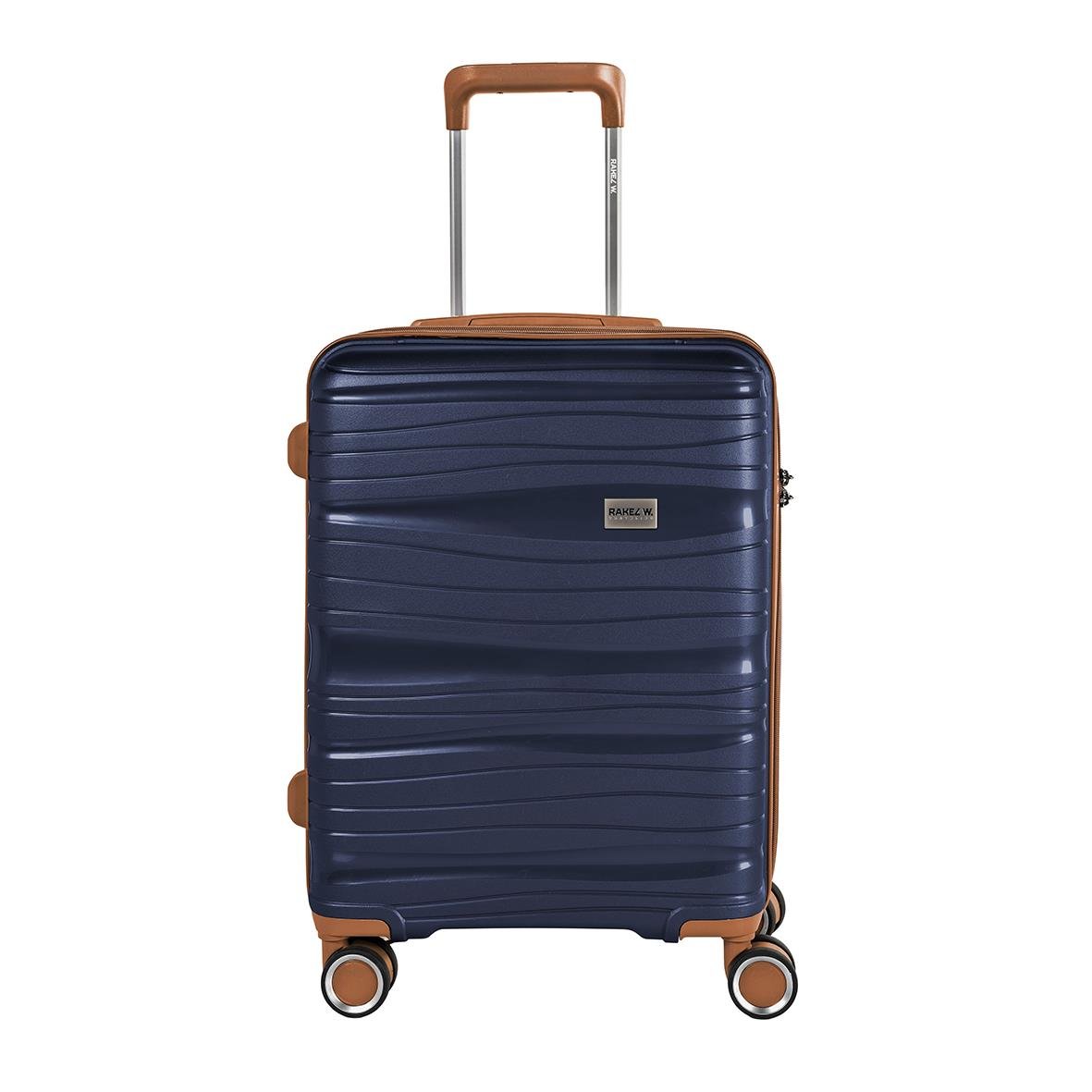 Blå resväska RW Trawel Alfrida Collection 3-set med hjul och teleskophandtag