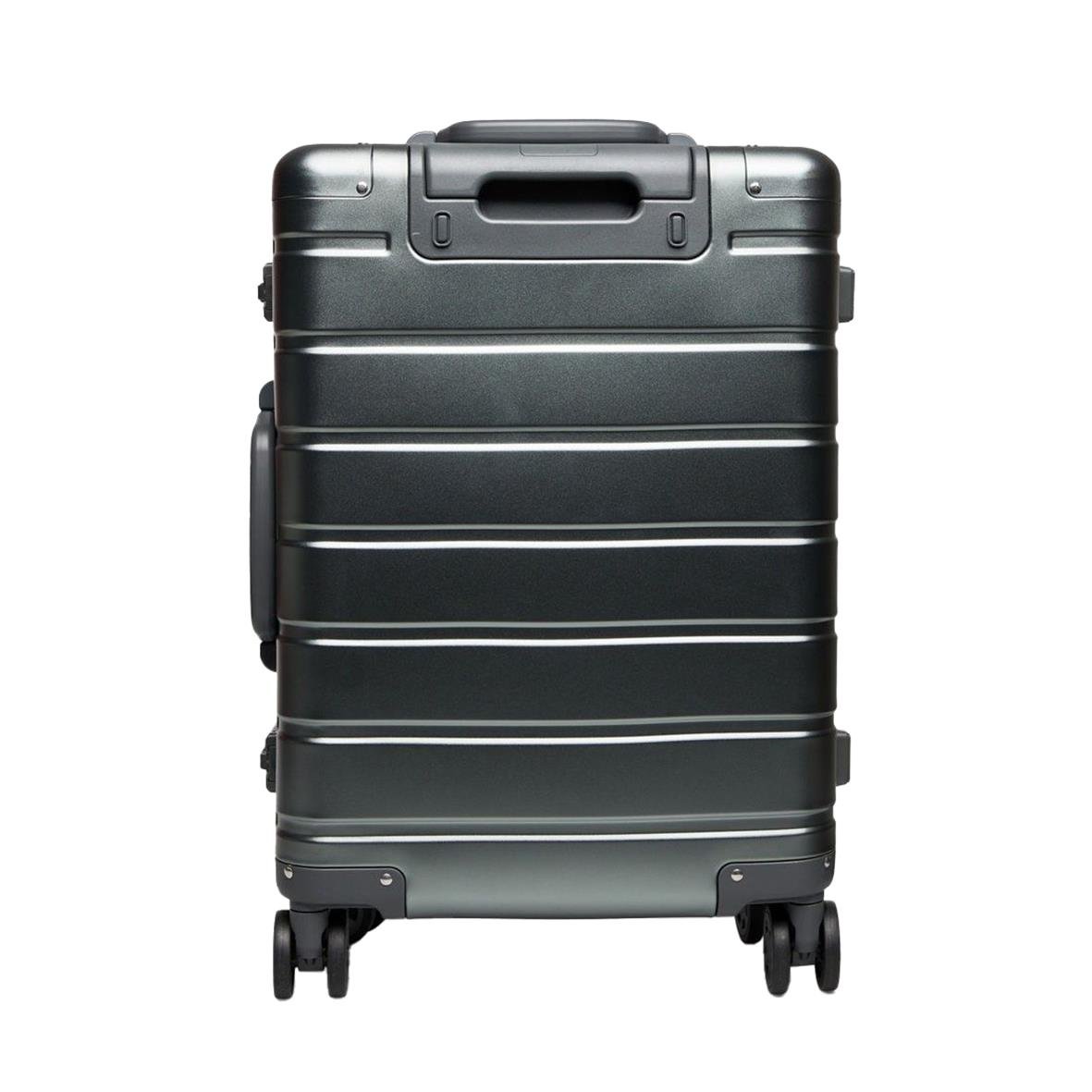 Silver aluminium resväska RW Trawel 20 tum med fyra hjul och handtag