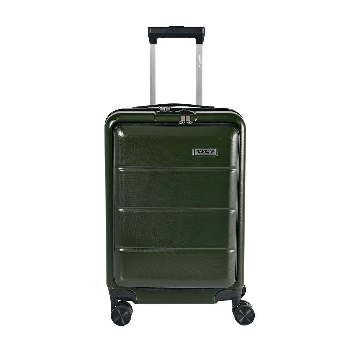 Grön RW Trawel Weekender 20 tum resväska med hjul och utdragbar handtag