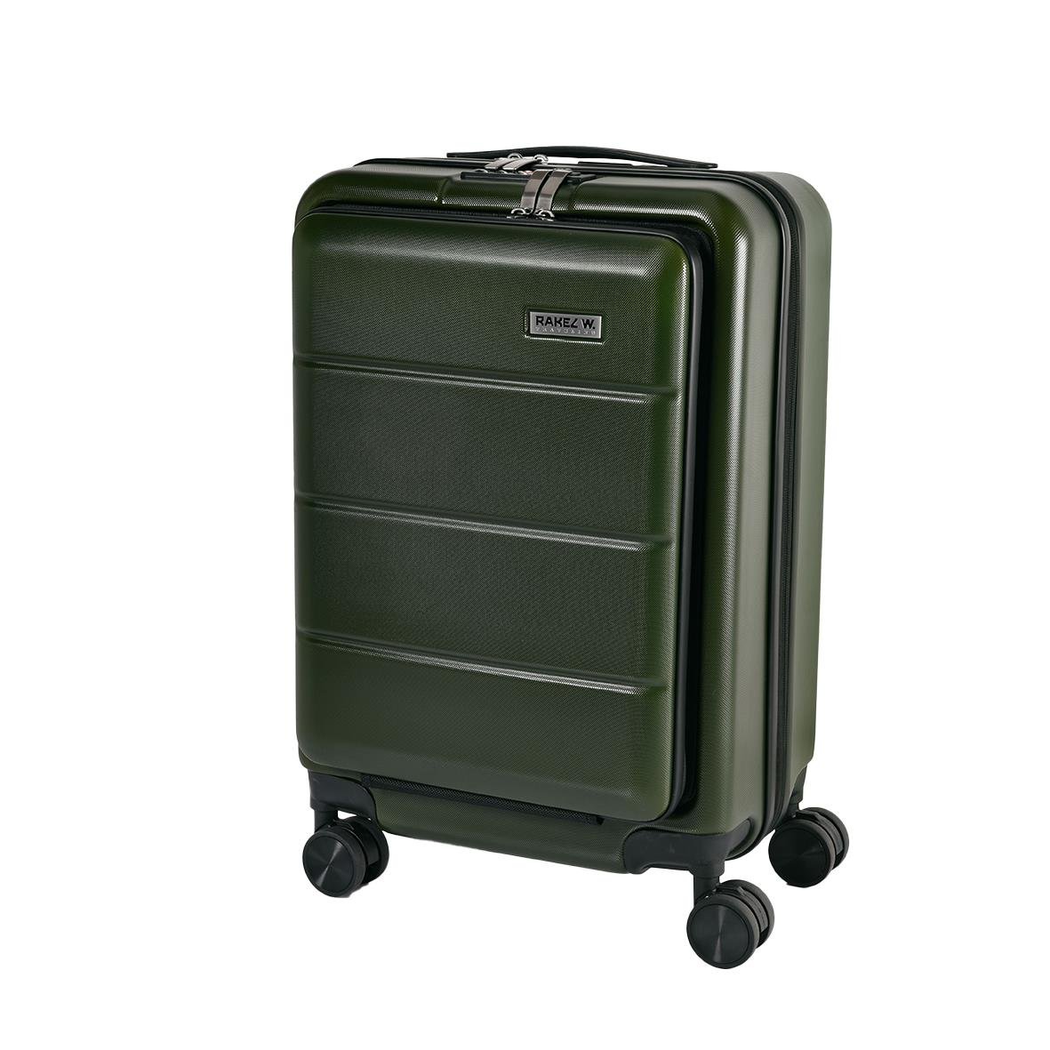 Grön RW Trawel Weekender 20 tum resväska med hjul och handtag