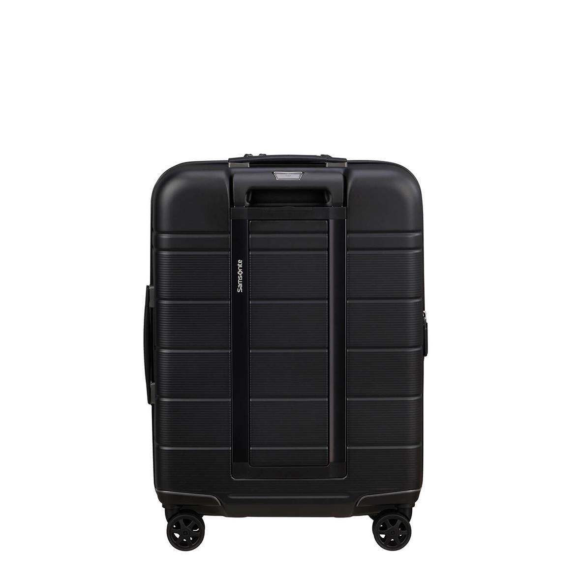 Svart Samsonite Neopod Expand kabinväska med frontficka och 55cm storlek