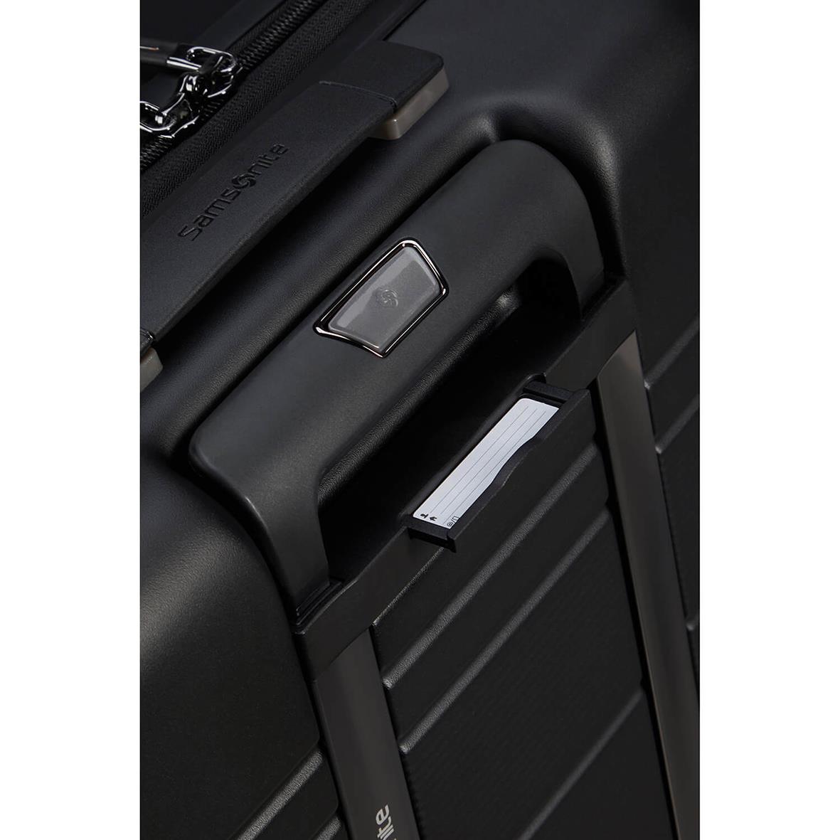 Svart Samsonite Neopod Expand kabinväska med frontficka och teleskophandtag