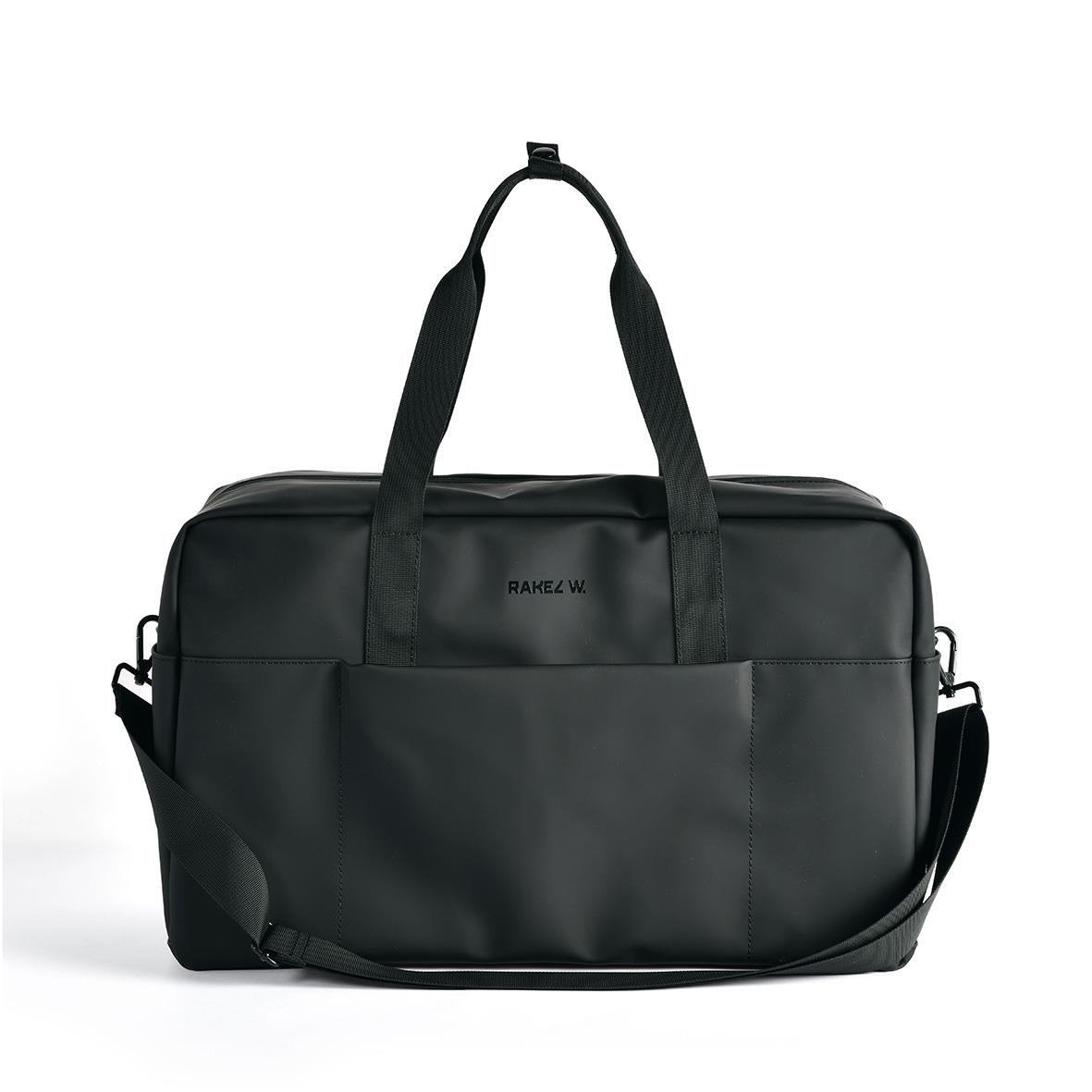 Svart weekendväska RW Santa Monica med handtag och axelrem