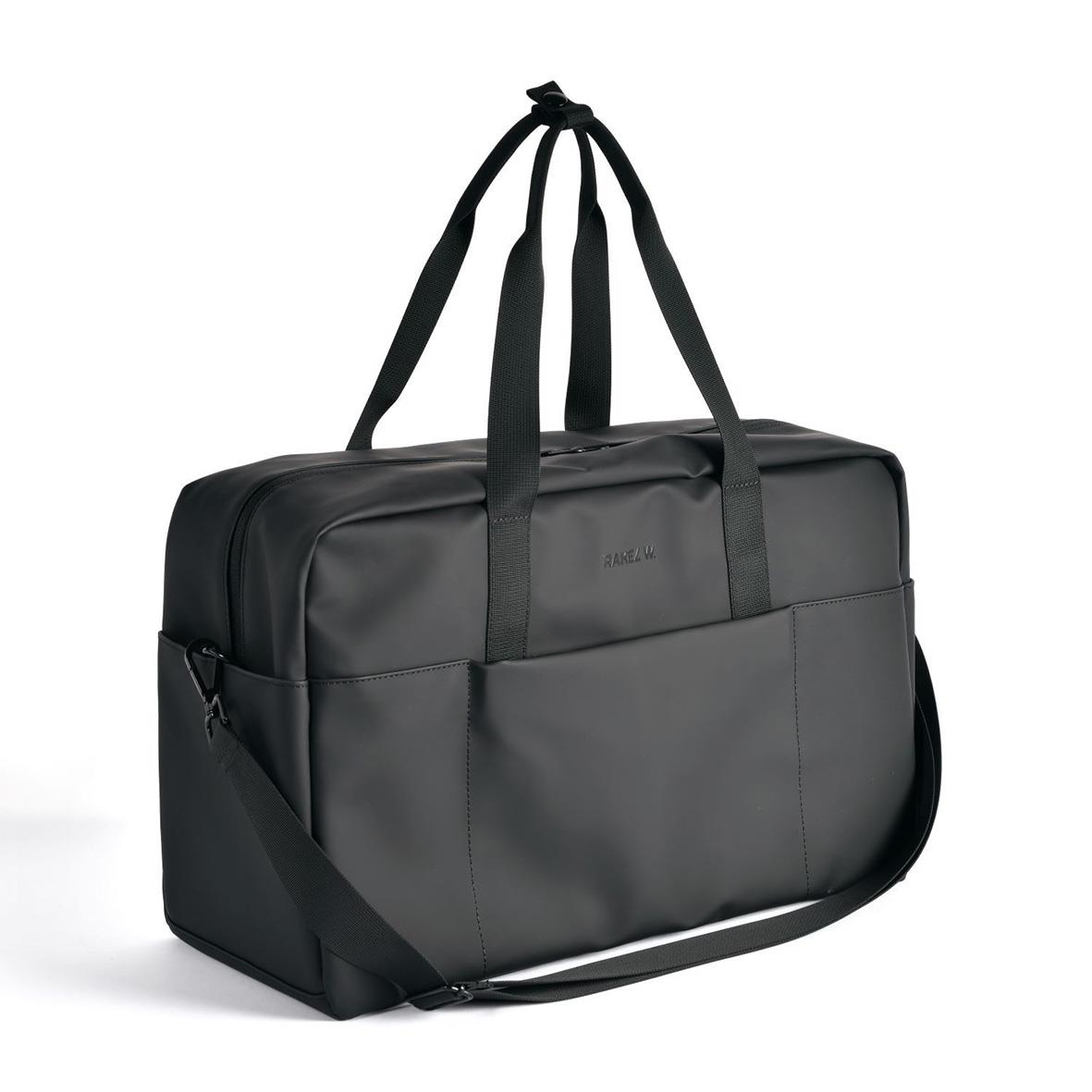 Svart weekendväska RW Santa Monica i tyg med handtag och axelrem