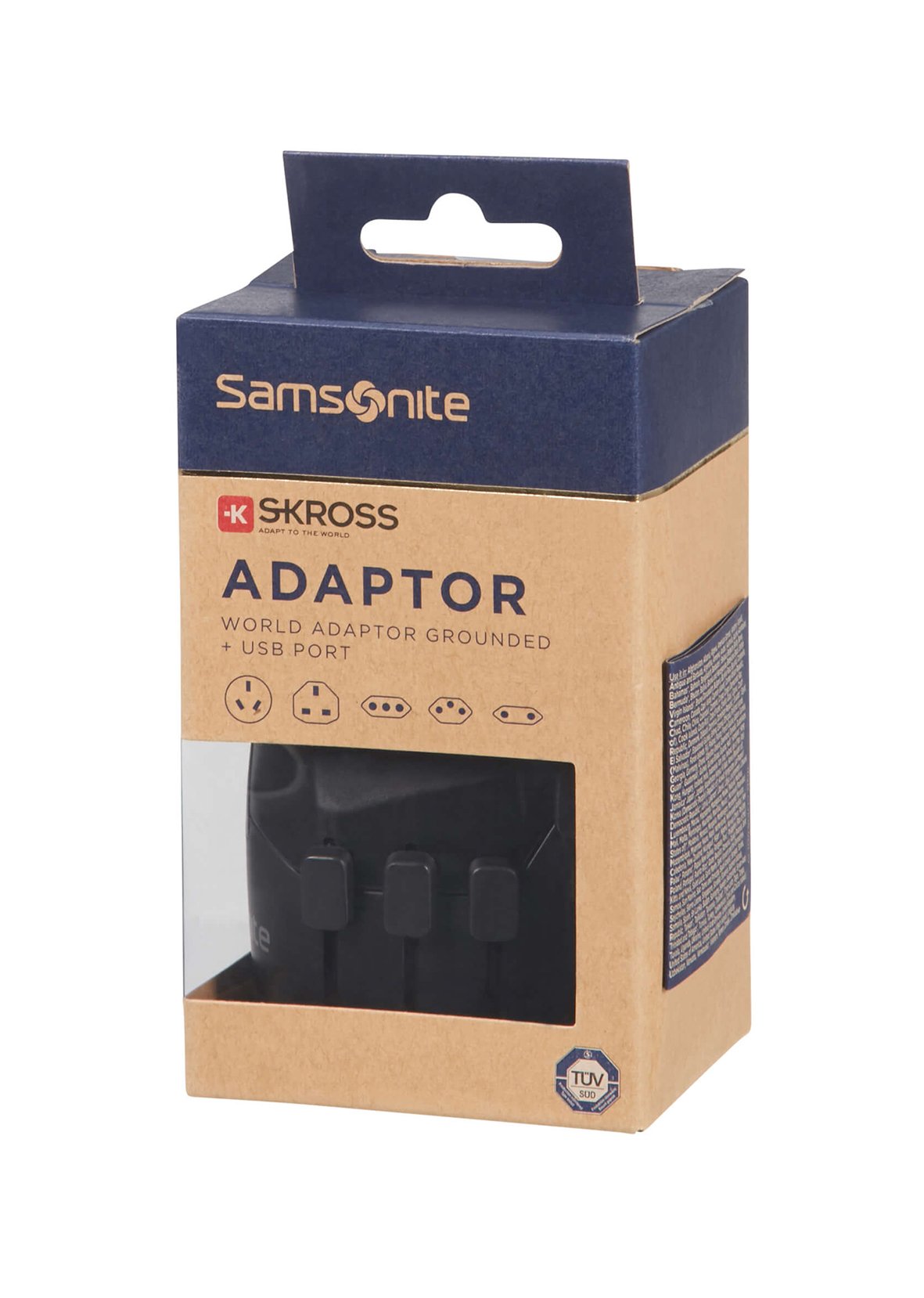 Reseadapter Samsonite Världsadapter + USB 37070042_2