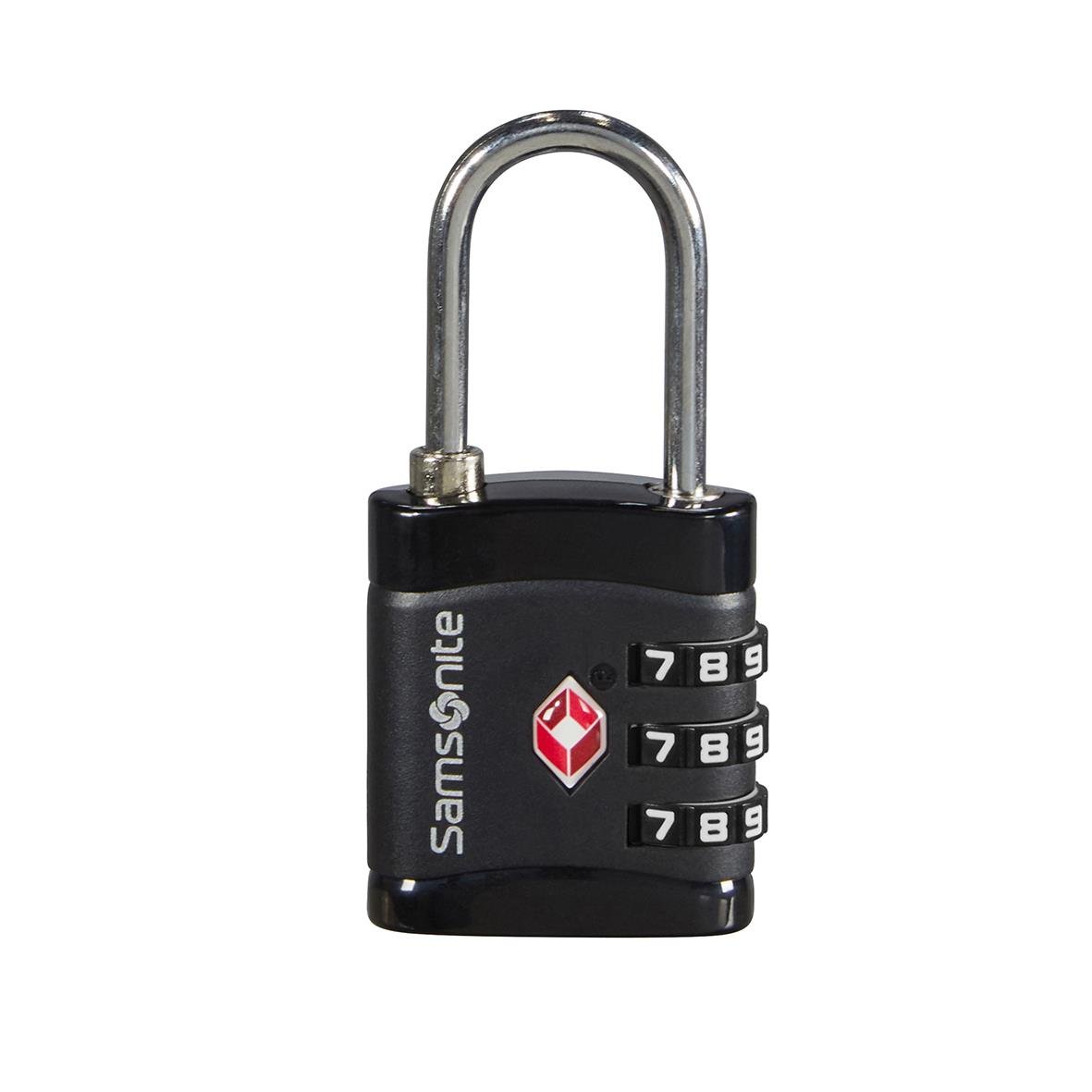 Svart Samsonite TSA-Light kombinationshänglås