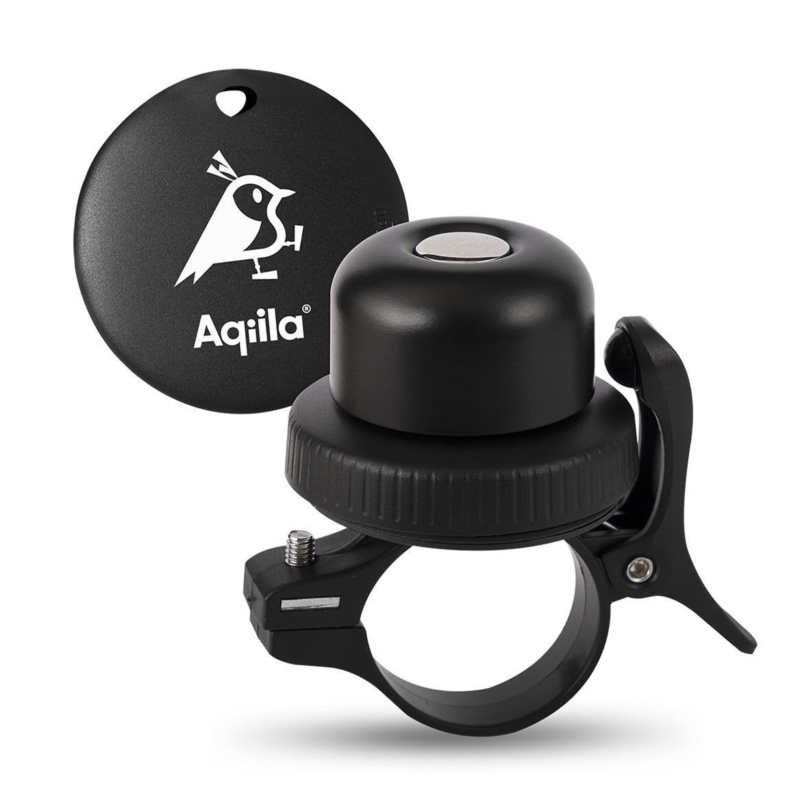 Tracker Aqiila Tagbird med ringklocka och svart fäste