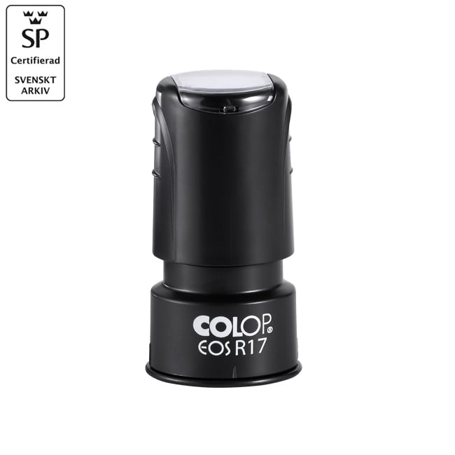 Colop EOS Rund 17mm Svart