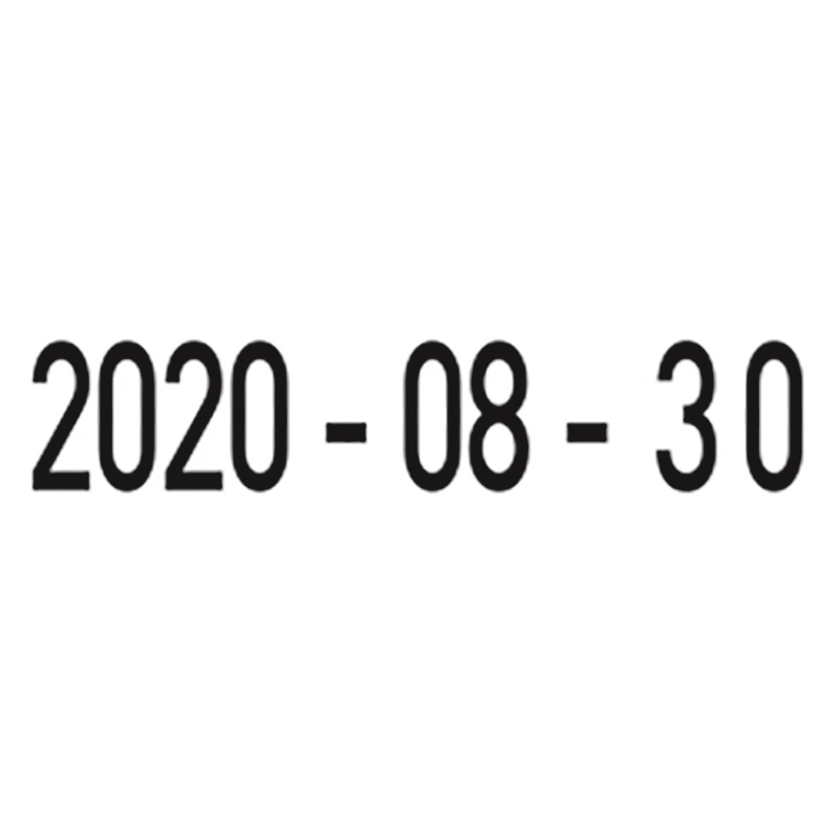 Stämpel Colop S2100/4 med datum 2020-08-30