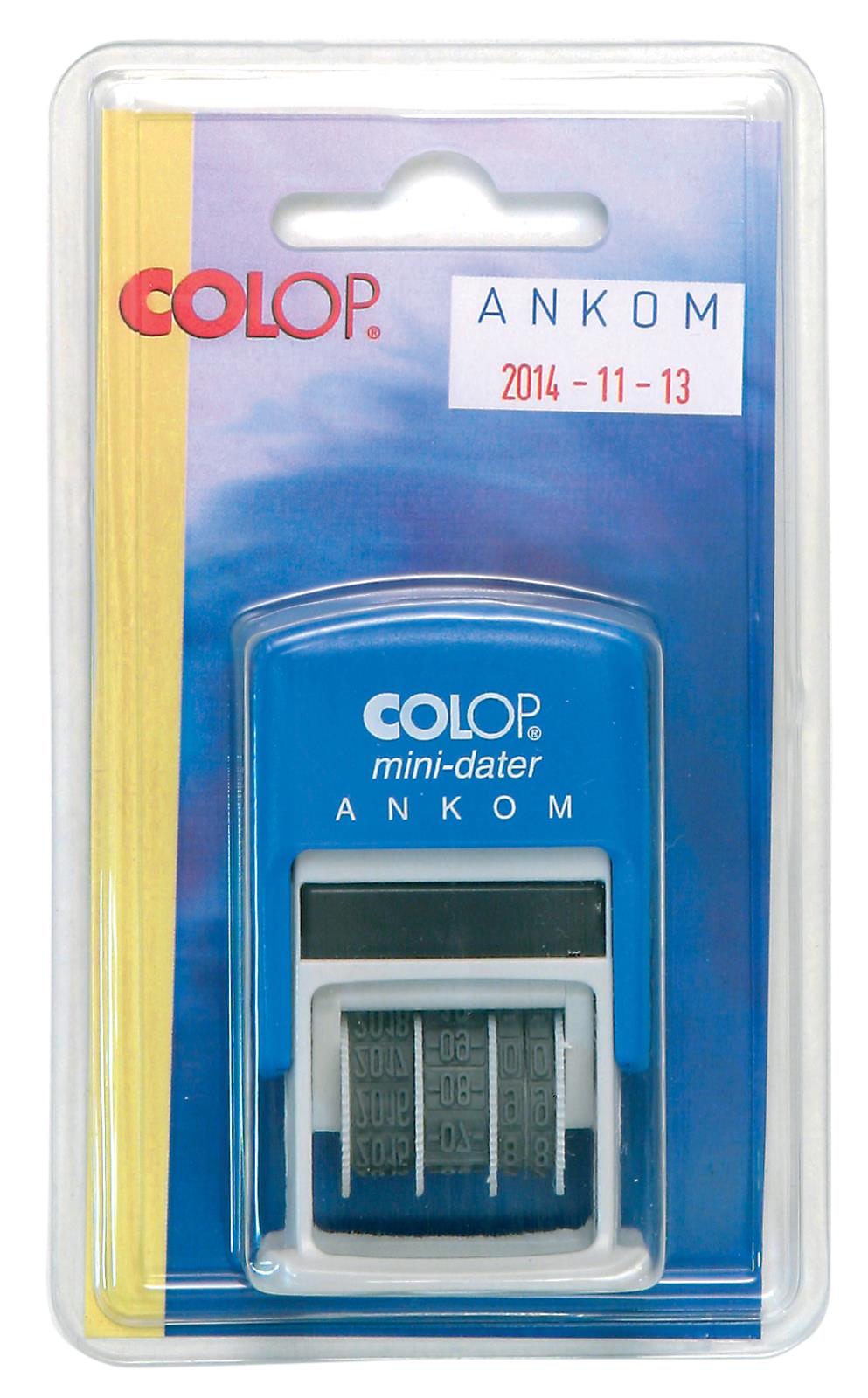Colop S160 stämpel för datum och ankomstdatum i plastförpackning