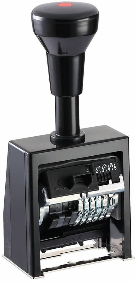 Stämpel Reiner B6K med pagineringsfunktion och 4,5mm steg