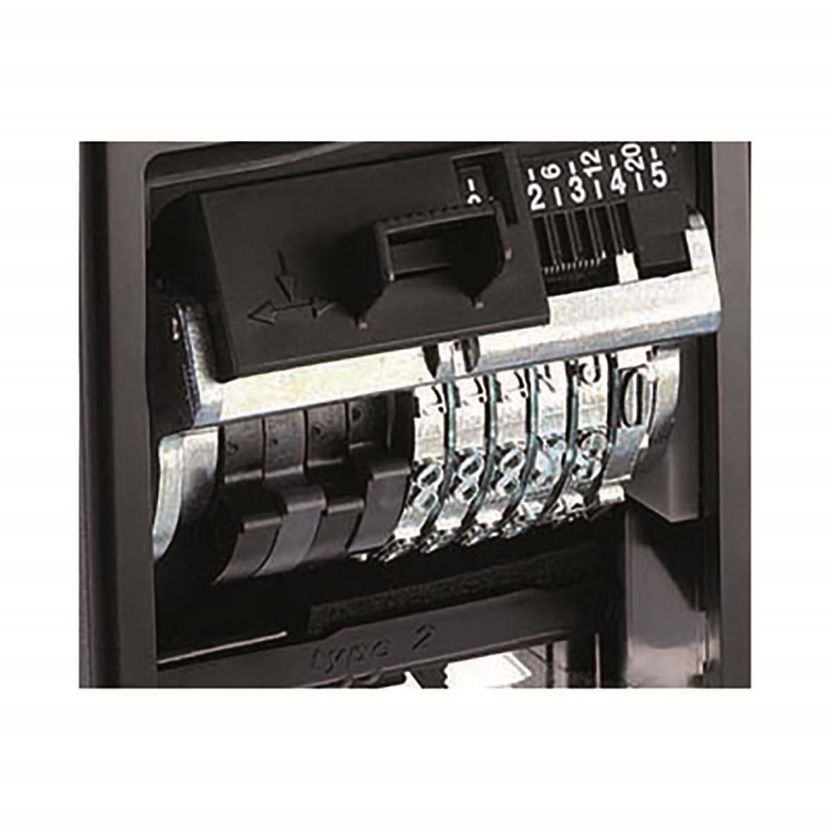 Stämpel Reiner B6K med pagineringsinställning på 4,5mm