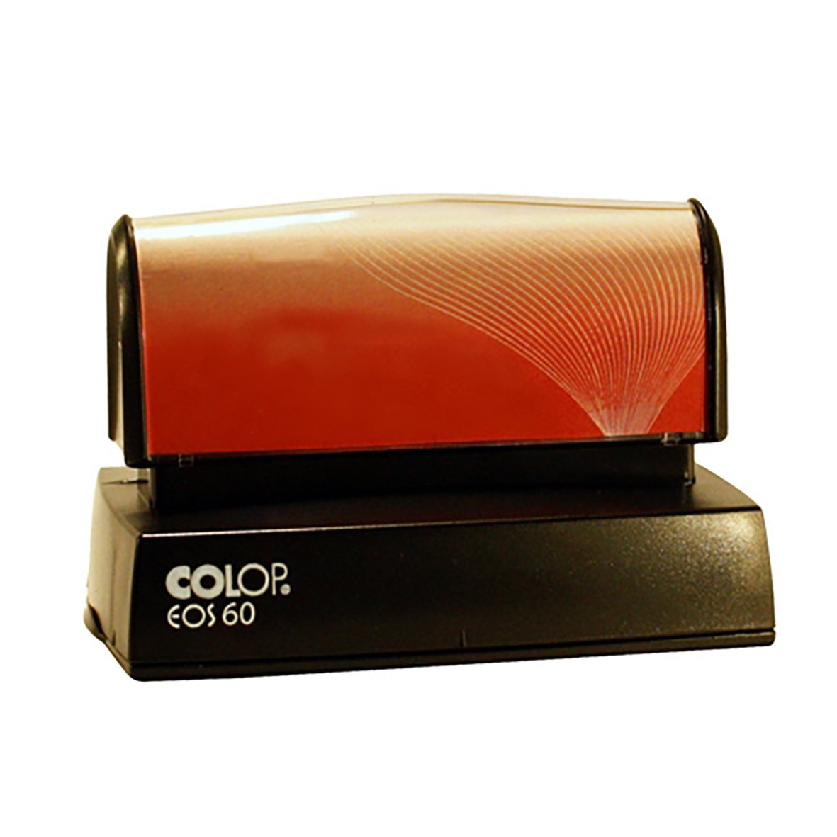 Stämpel Colop EOS 60 38x76mm svart och röd med svart bas