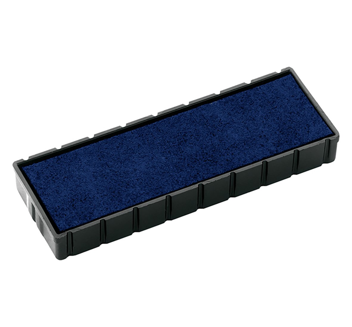 Dynkasset för Colop E12 i rött och blått, lång och smal med blå filt i mitten