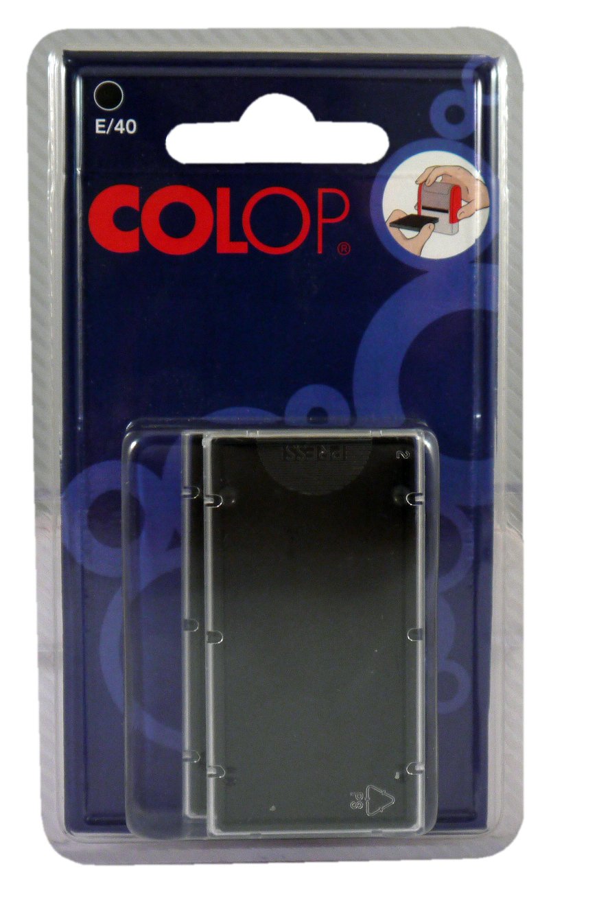 Dynkassett Colop E/40 2-pack svart