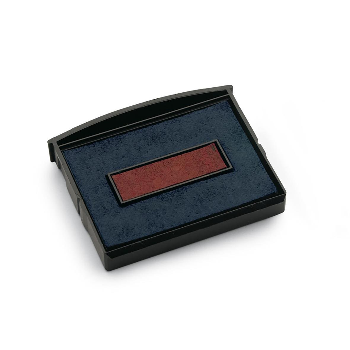 Röd/blå Colop E/2100 dynkassett i svart plastfodral