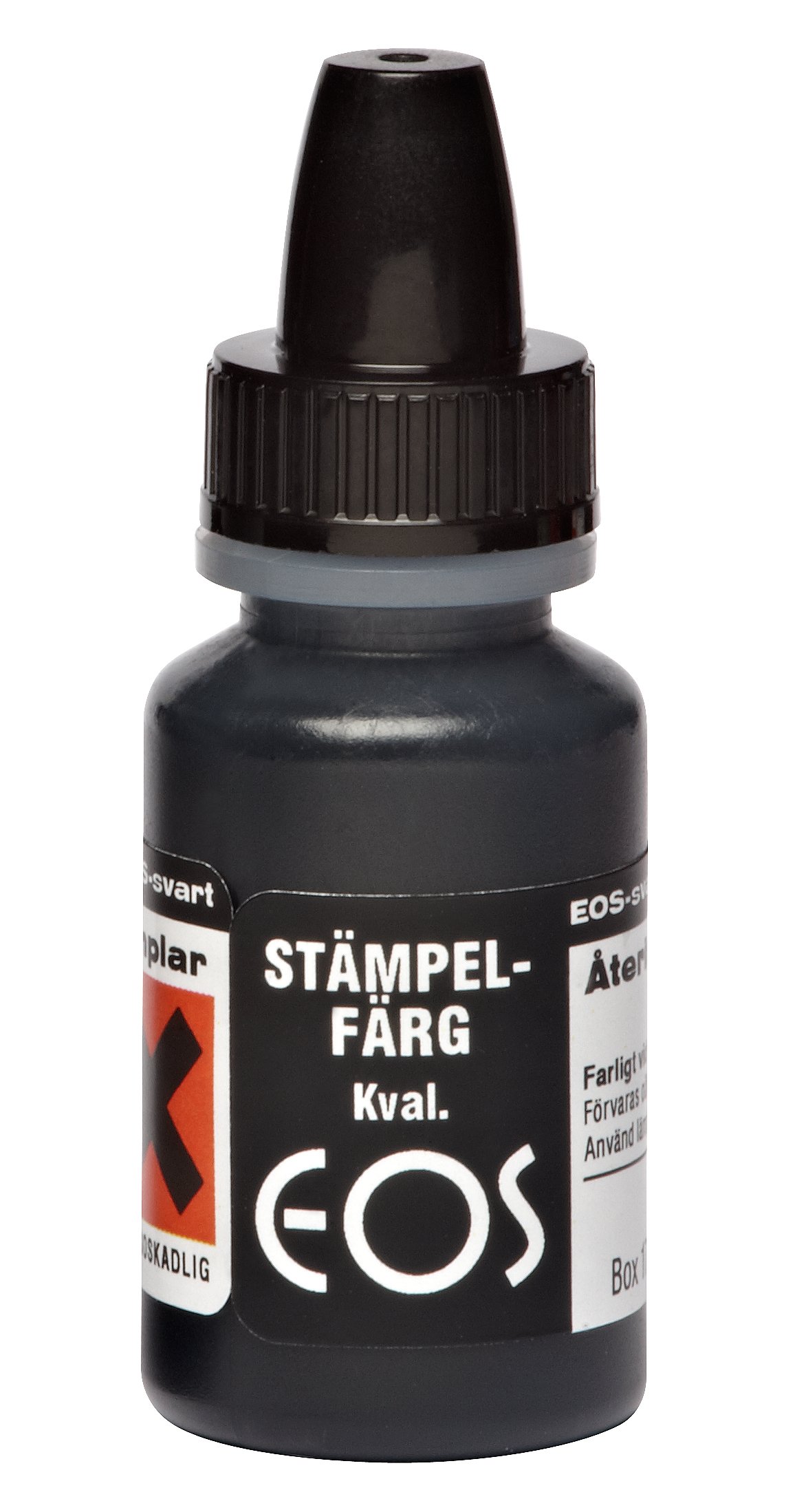 Stämpelfärg EOS återinfärgning svart 10 ml 38070006