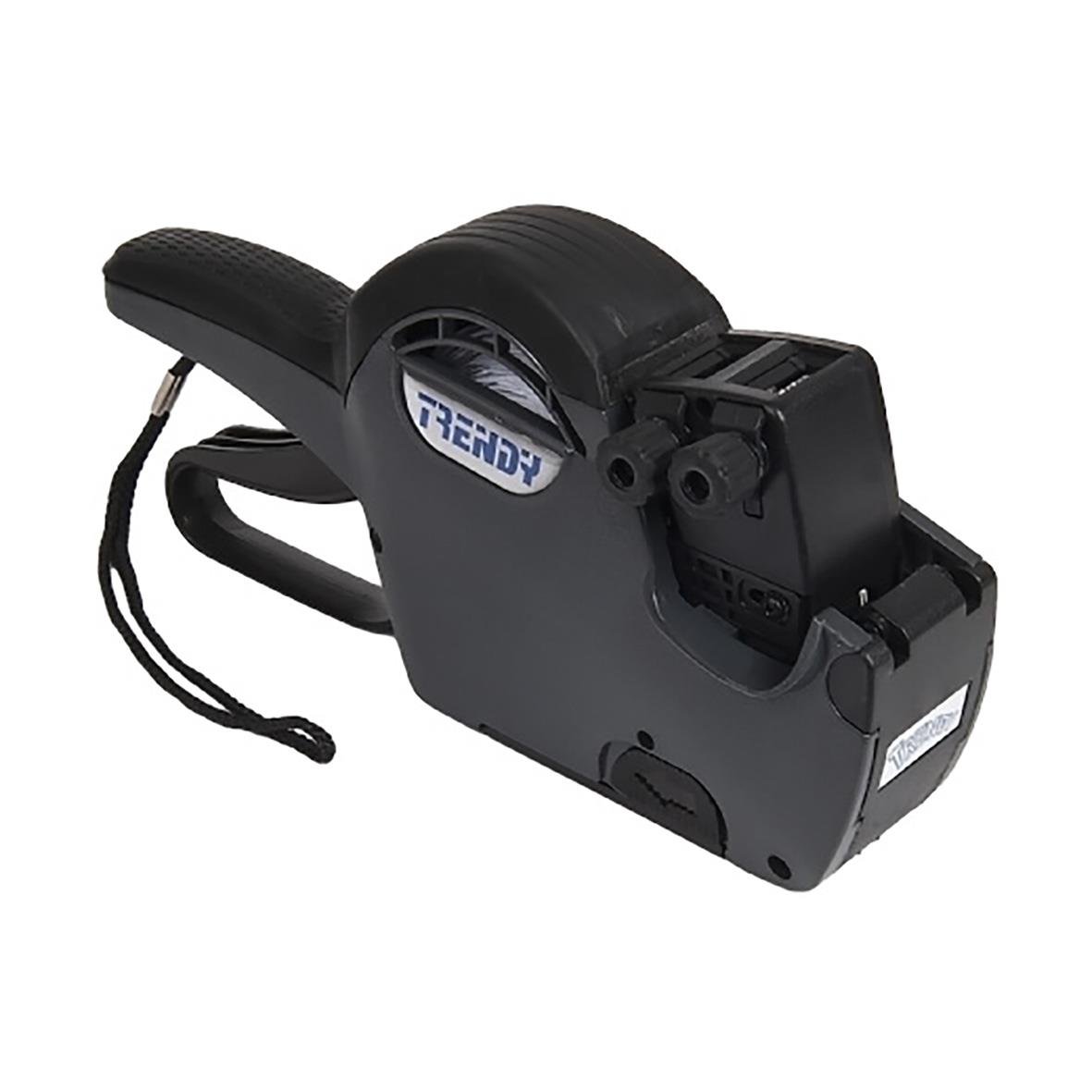 Prismärkare Trendy 2-rader 8+6 tecken Grå 26x16mm