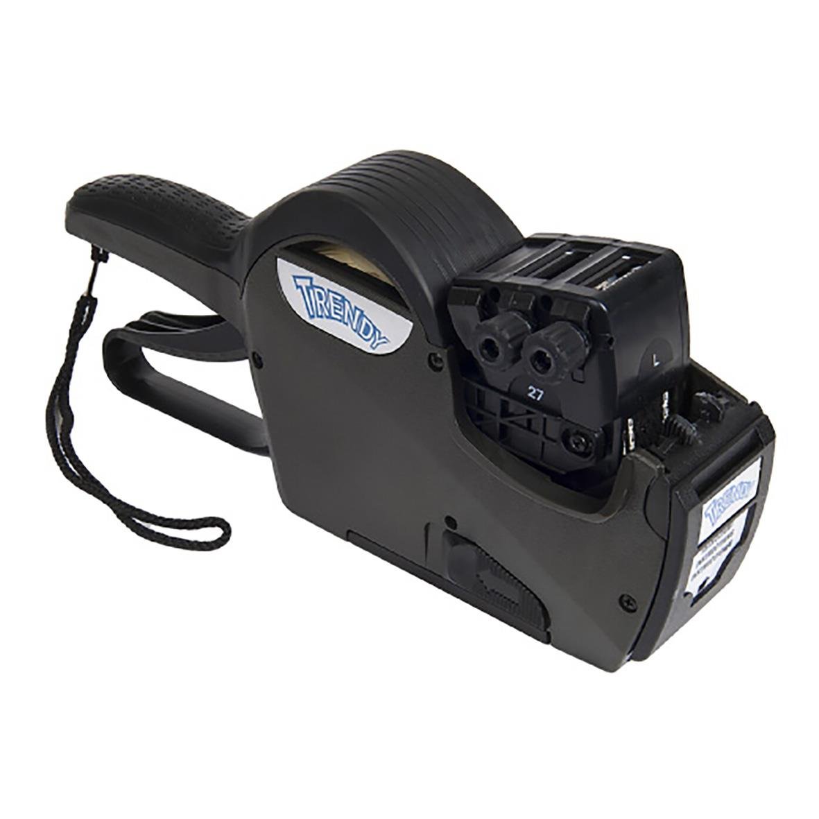 Prismärkare Trendy 2-rader 12+7 tecken, 32x19mm, svart handhållen skrivare