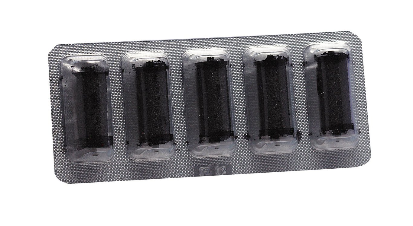 Färgrulle Meto Flash i blisterförpackning med sex färgrullar