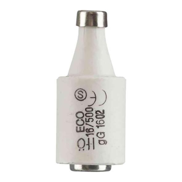 Säkring Ifö Electric Trög 16A med vit kropp och metallkontakt