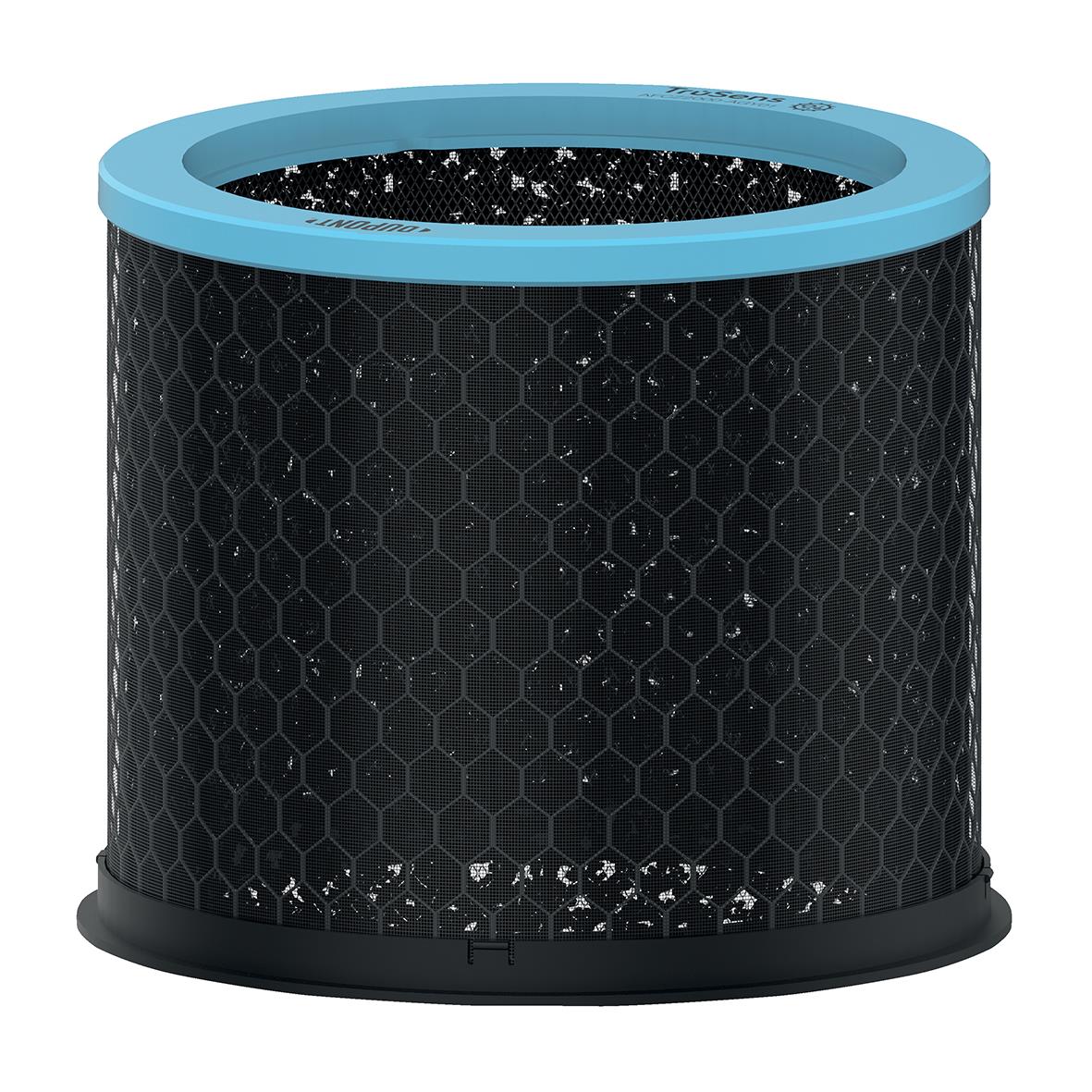 Kolfilter för TruSens Z-2000 luftrenare med hexagonmönster och blå kant