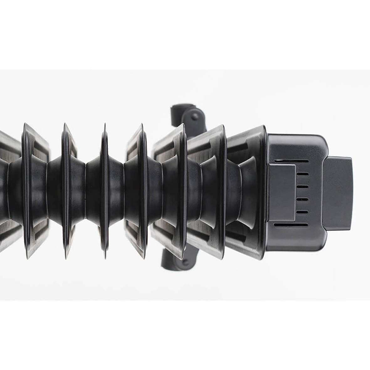 Element Black+Decker 1500W oljefyllt svart värmeelement med ventil och justerbar termostat