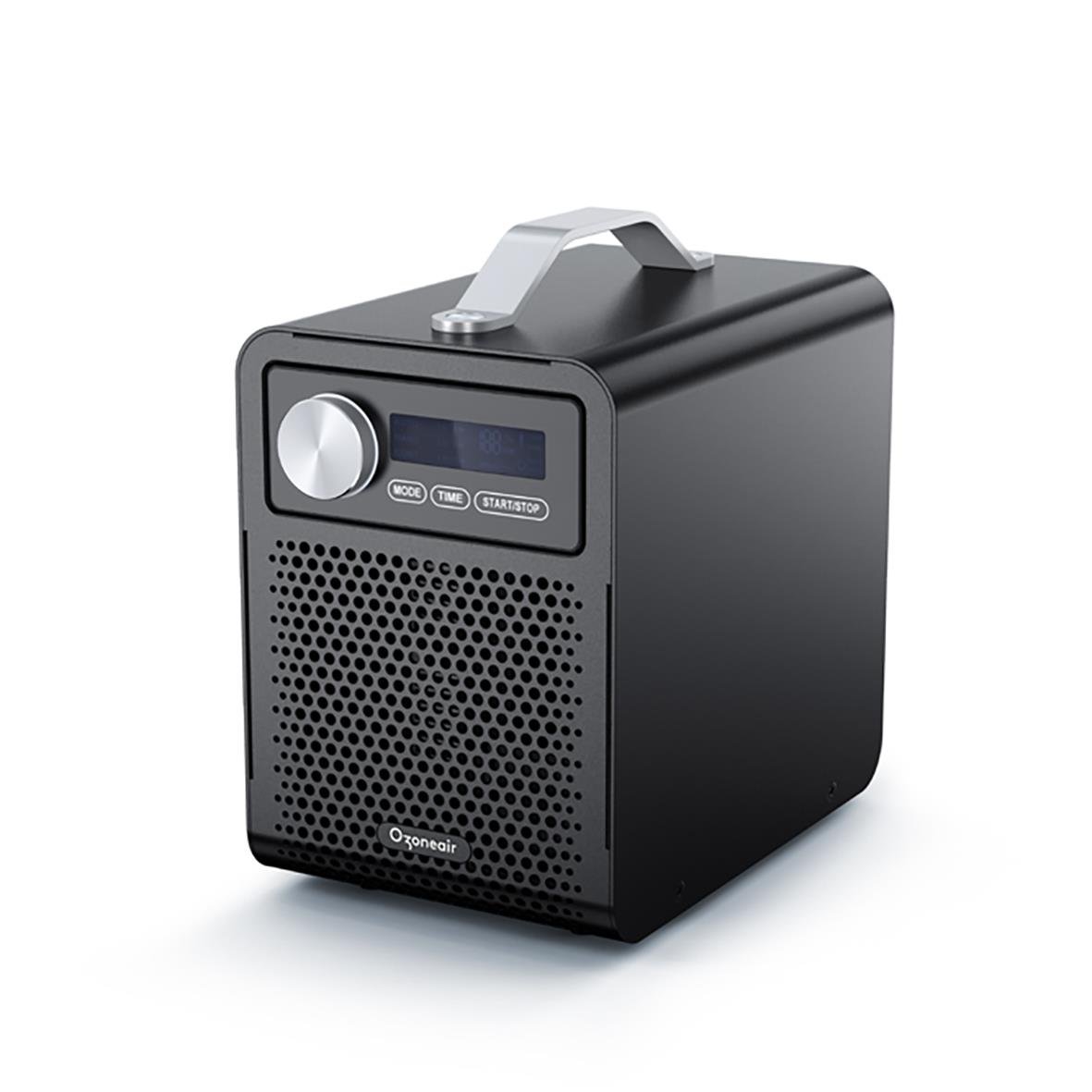 Luktborttagare Ozoneair Clean 30 i svart med handtag och digital display