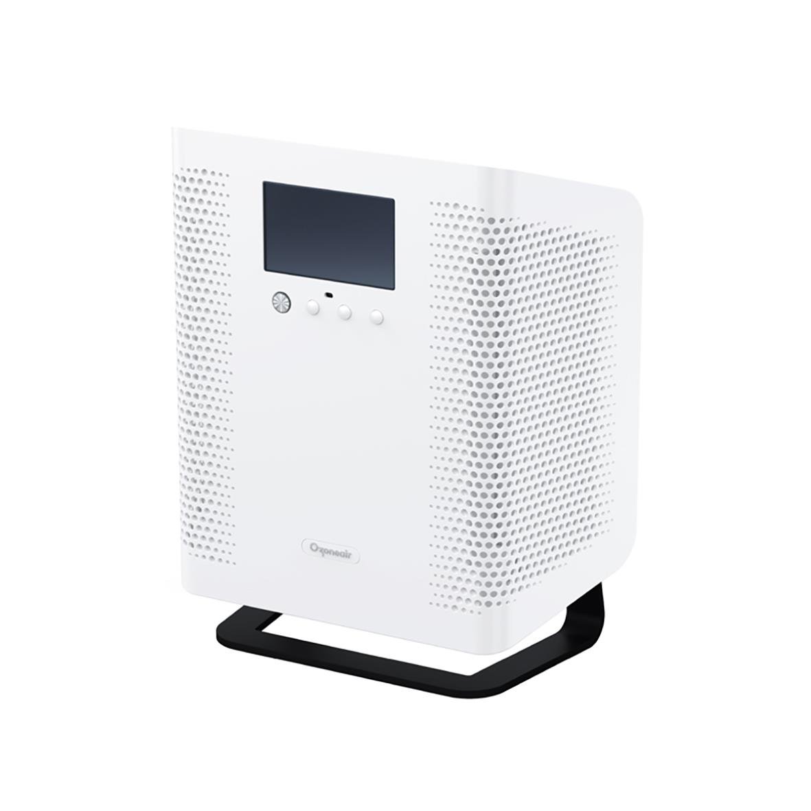 Luftrenare Ozoneair Purify 60 i vitt design med digital display och ventilationshål