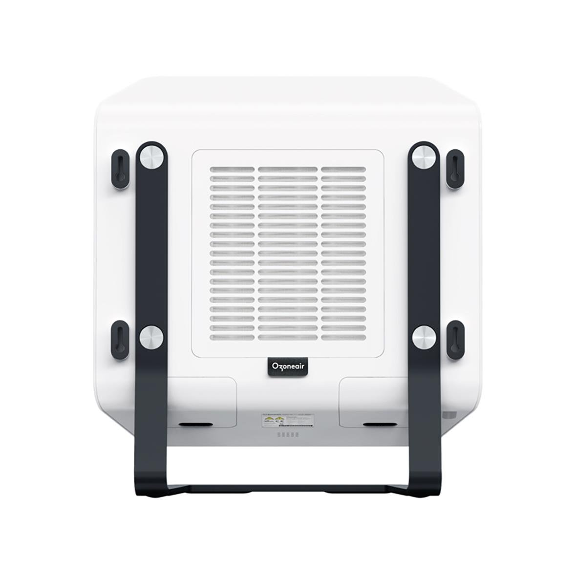 Luftrenare Ozoneair Purify 60 sett bakifrån med ventiler och handtag