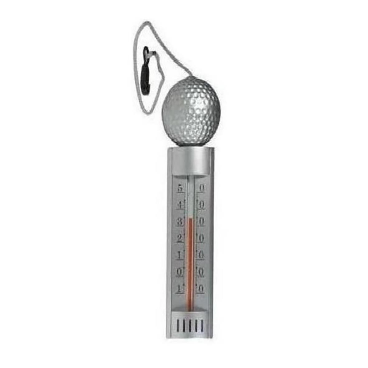 Pooltermometer med 19 cm längd, med golfboll och magnetfäste