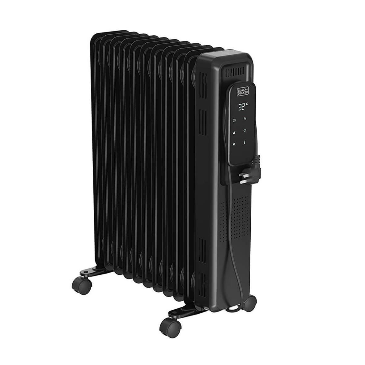 Element Black+Decker 2500W Oljefyllt Digitalt Svart