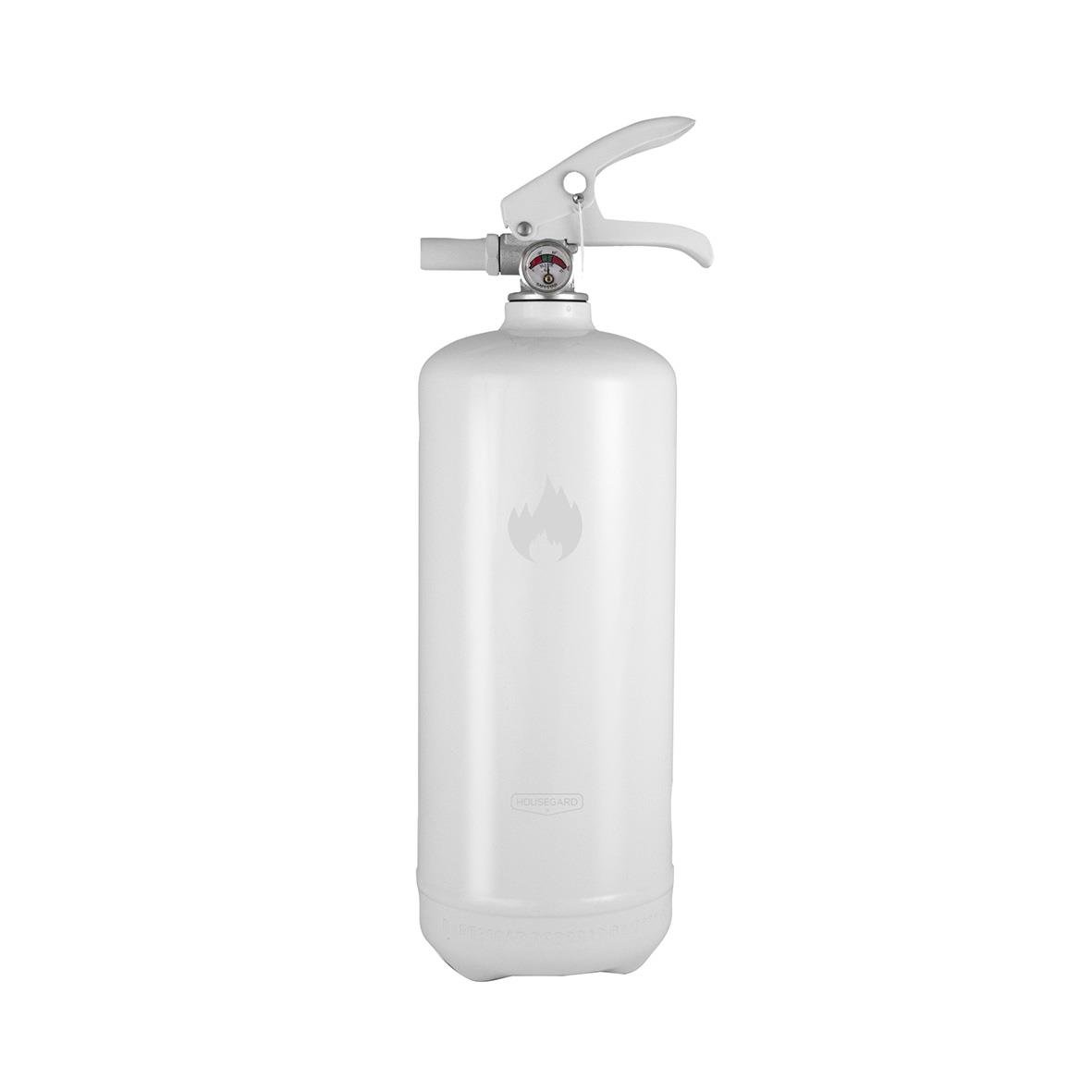 Vit pulverbrandsläckare Housegard 2kg
