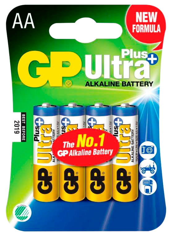 Batteri GP Ultra Plus LR6 AA 39400056