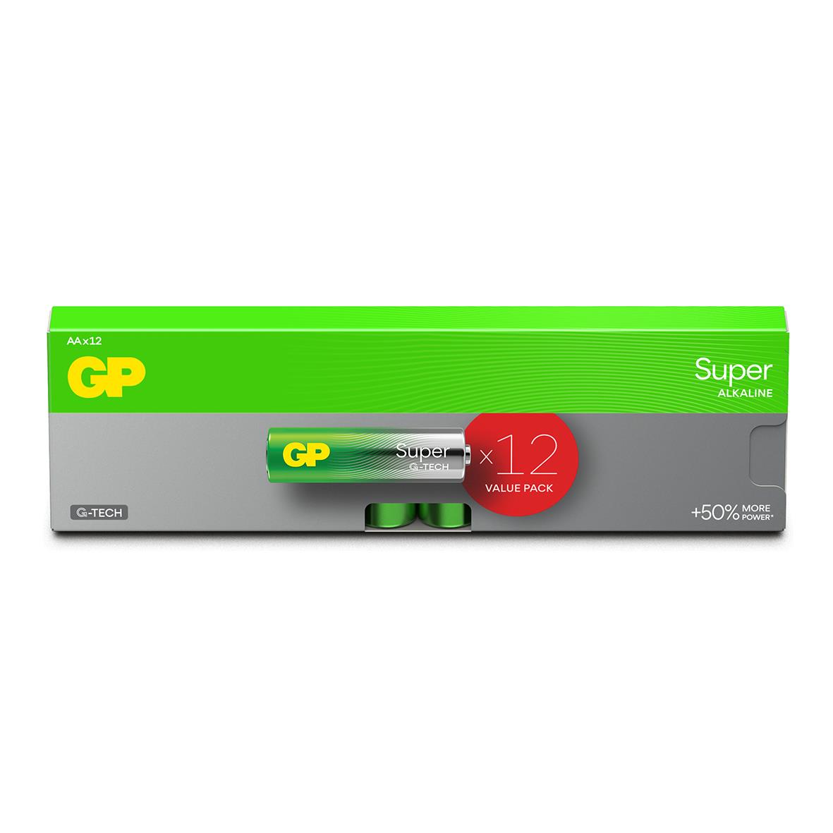 Batteri GP Super G-Tech Alkaline LR6 AA 39400112_1