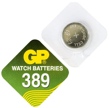Batteri GP Knappcell 389 SR1130