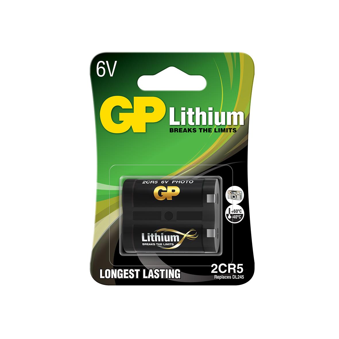 Batteri GP 2CR5C1 Lithium