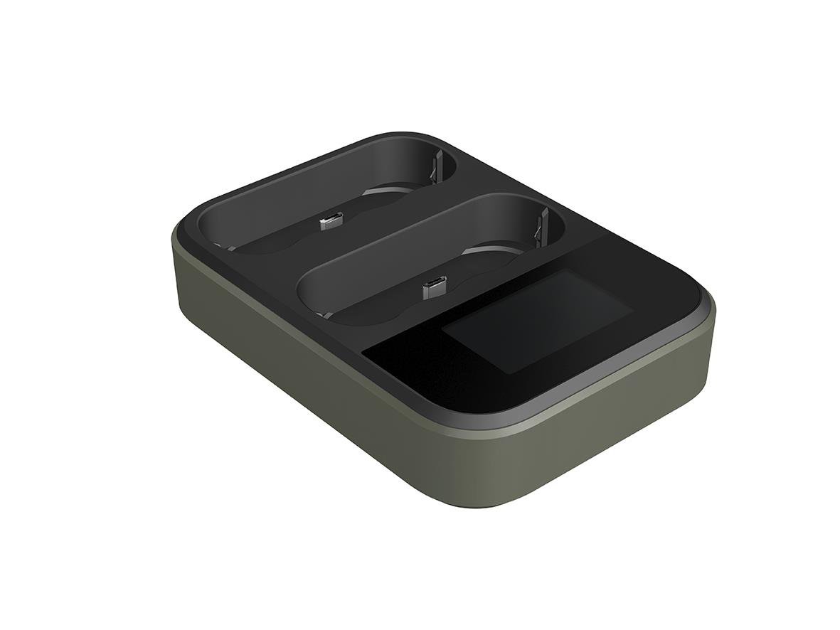 Batteriladdare GP ReCyko med laddningsdocka och 8 AA-batterier