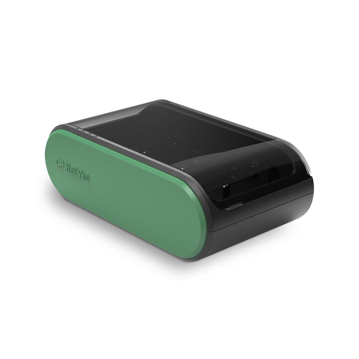 Batteriladdare GP Recyko Universal i svart och grönt design