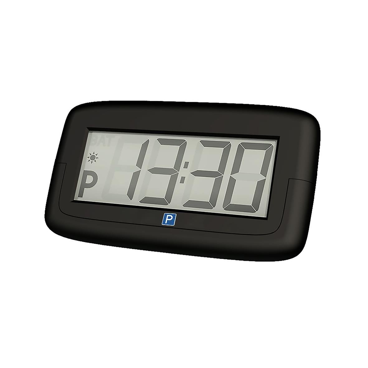 Elektronisk parkeringsskiva Park Micro visar tid 13:30 på en digital skärm