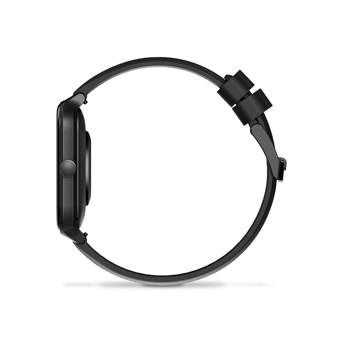 Smartklocka Nedis SmartLife med svart band och rund display