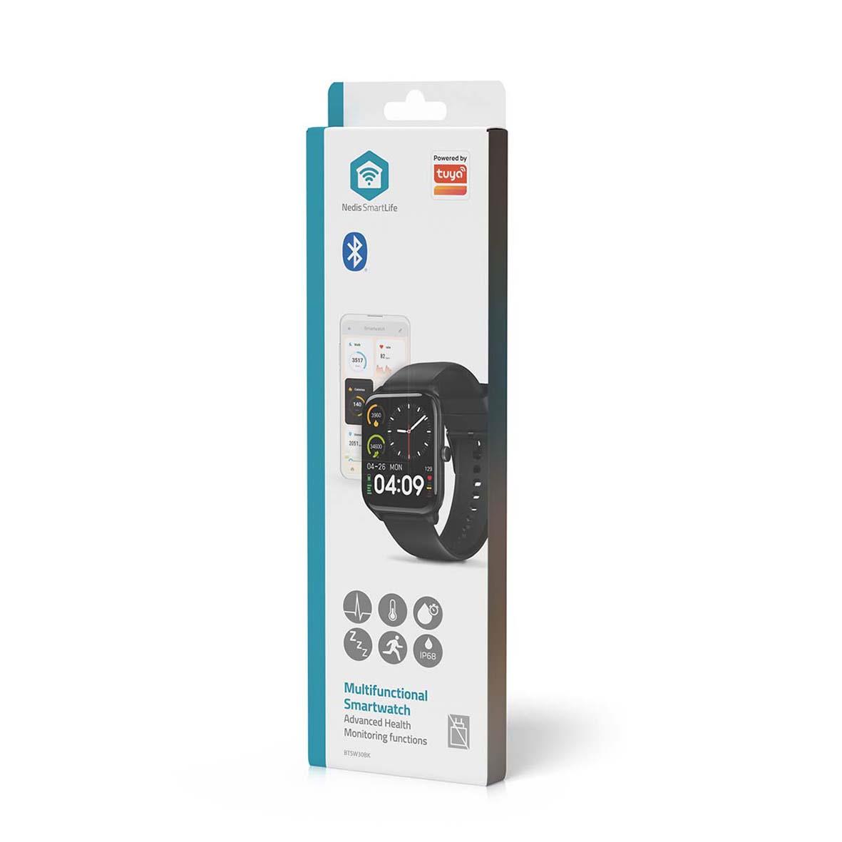 Nedis SmartLife multifunktionell smartklocka med Bluetooth och appstyrning