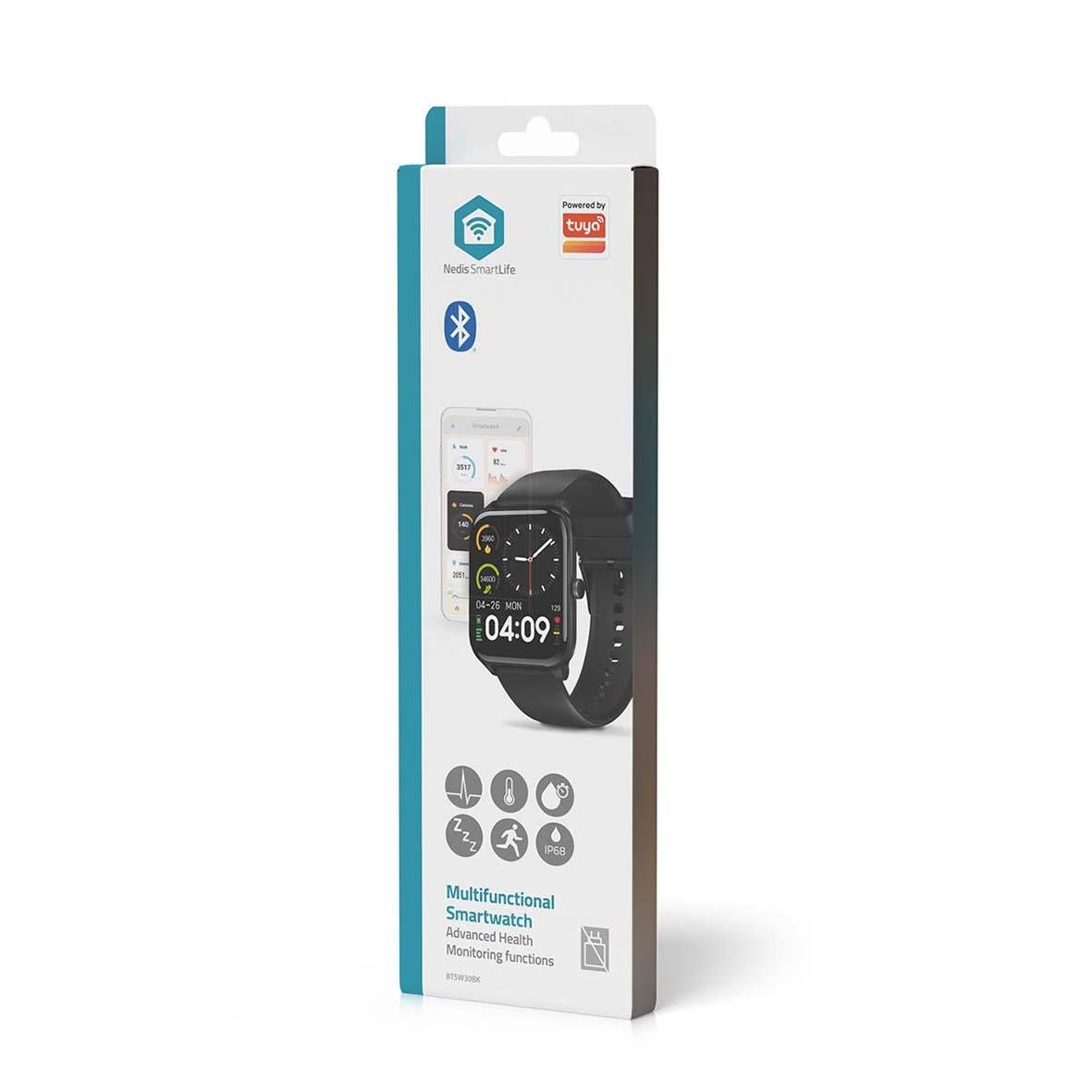 Nedis SmartLife multifunktionell smartklocka med Bluetooth och appstyrning