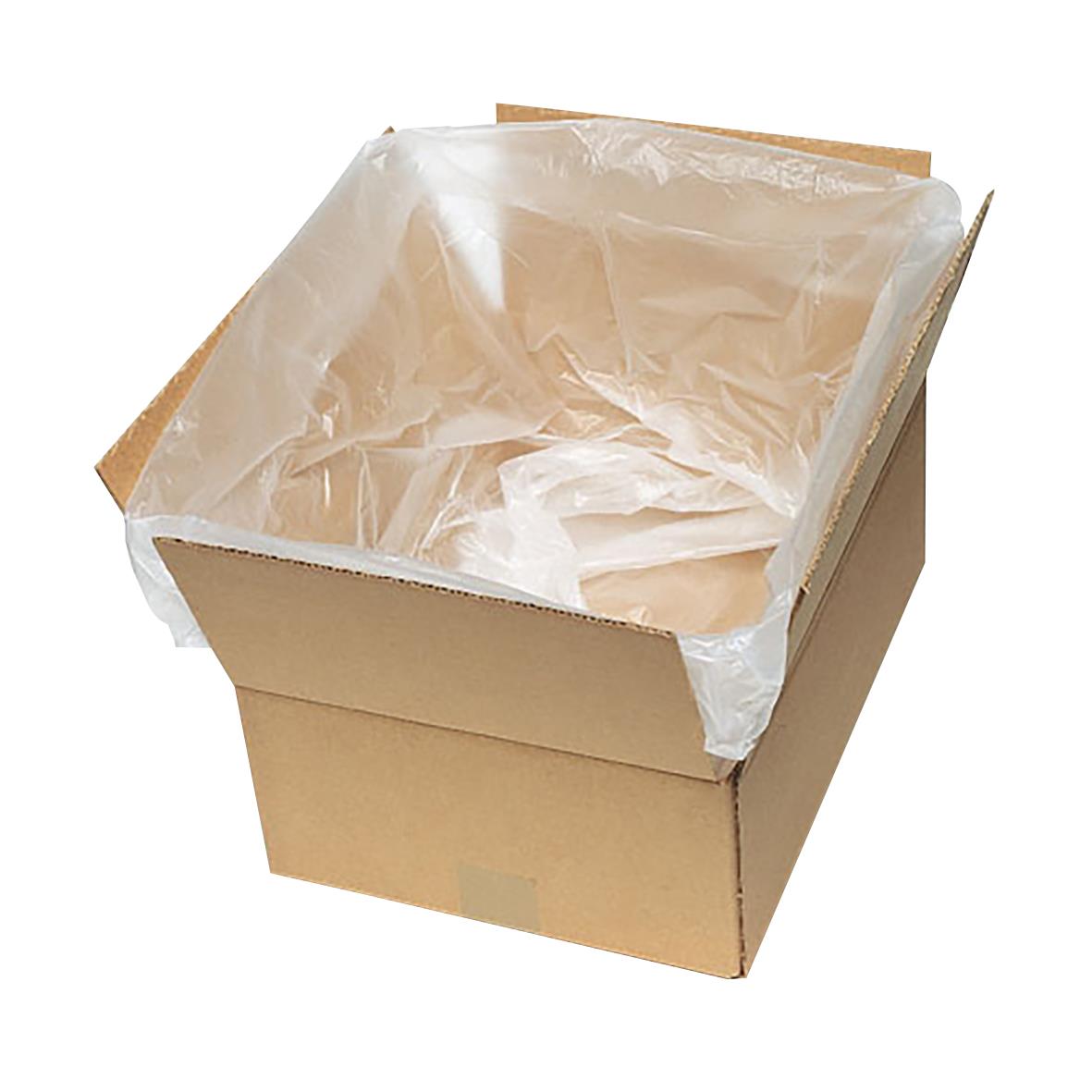 Brun slakterilåda i kartong med plastöverdrag, mått 590x190x150mm