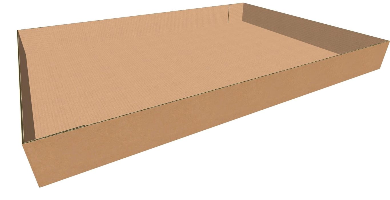 Brun Wellcontainerlock med måtten 1200x850x110mm