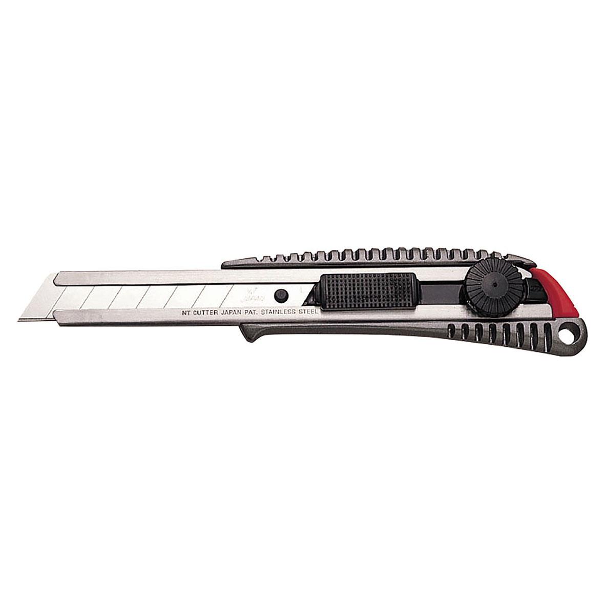 Brytbladskniv NT-Cutter 18mm blad med justerbar mekanism och ergonomiskt handtag