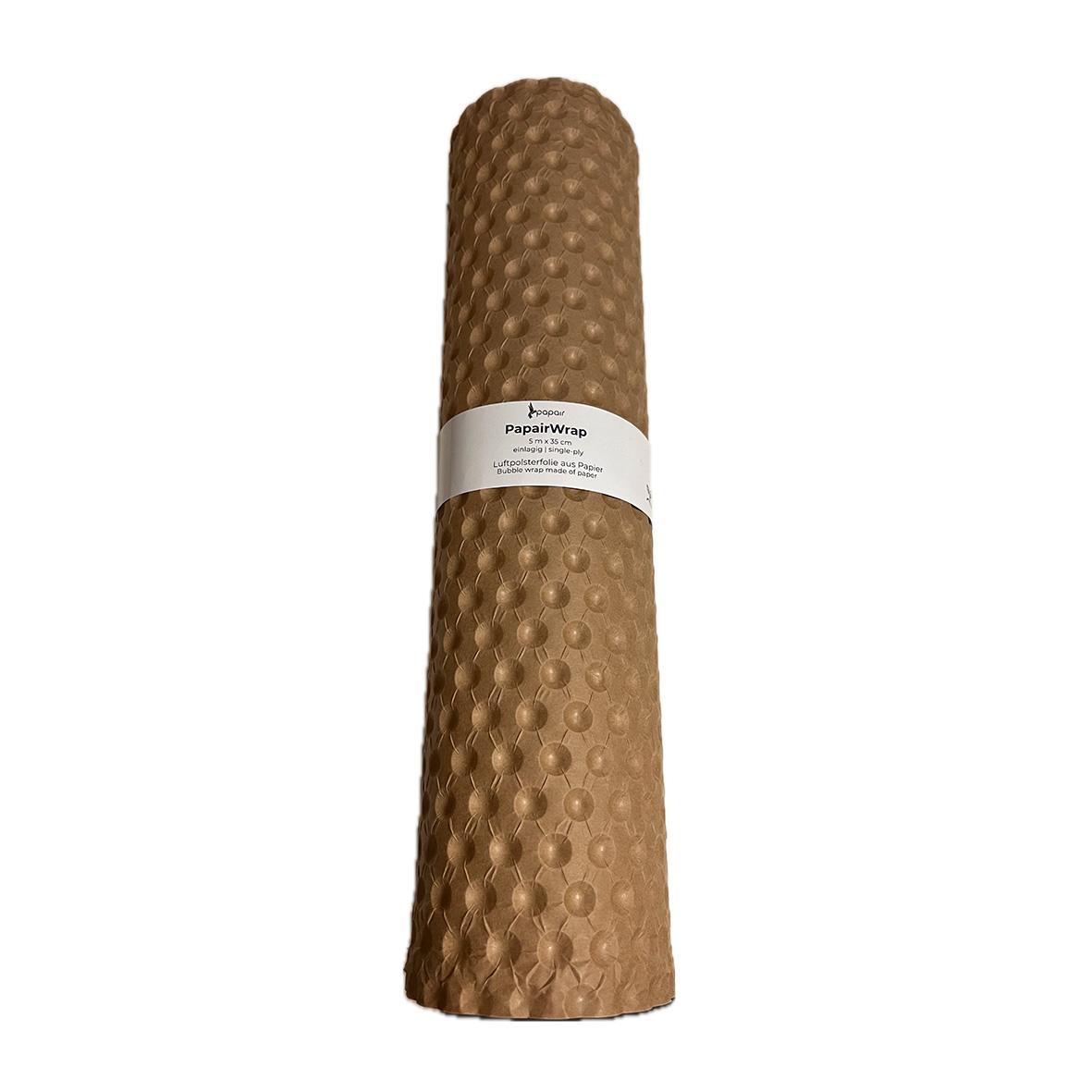 Brunt bubbelpapper 35cm x 5m rullad