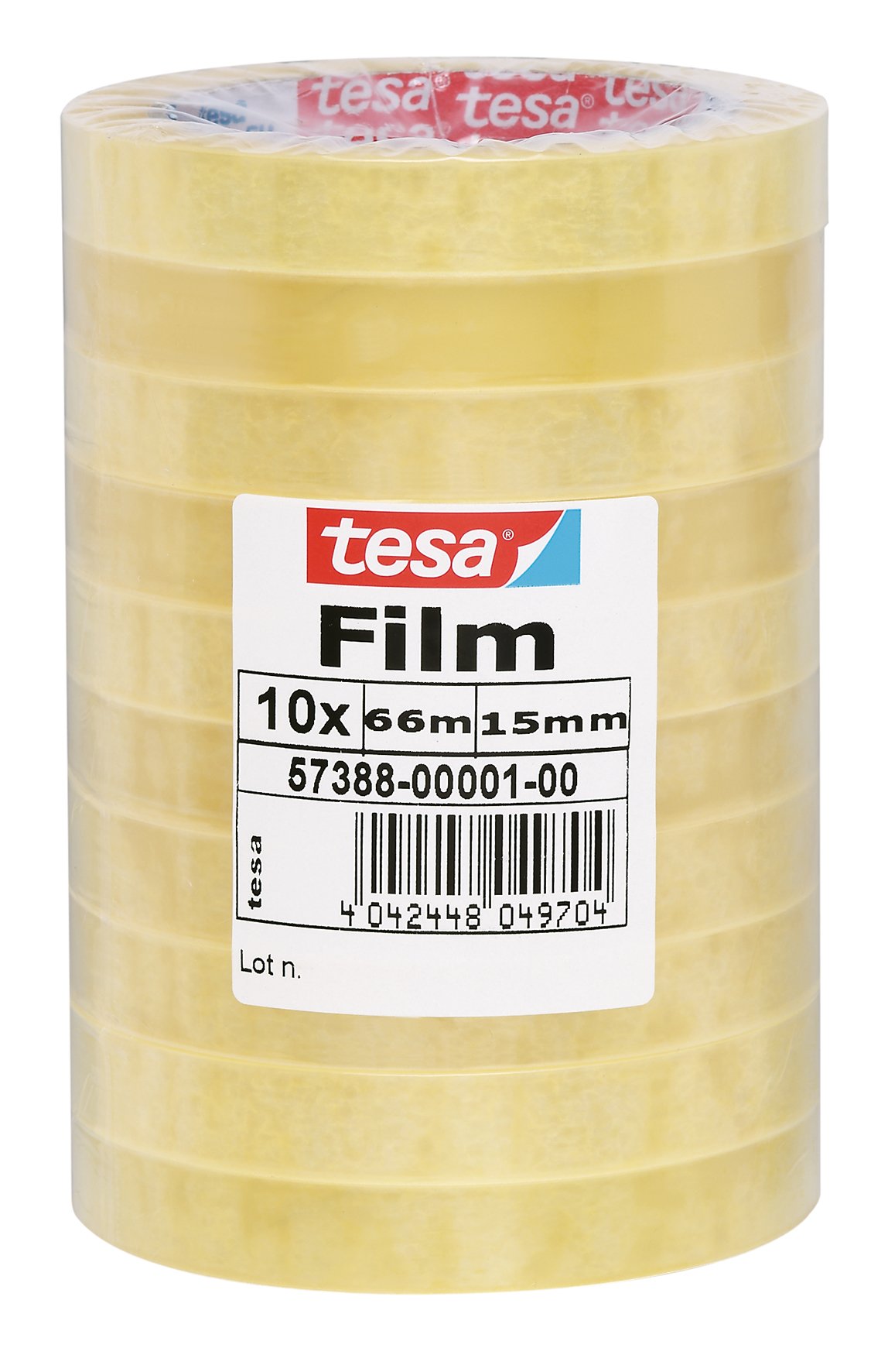 Kontorstejp Tesa standard transparent 15mm x 66m 42010013