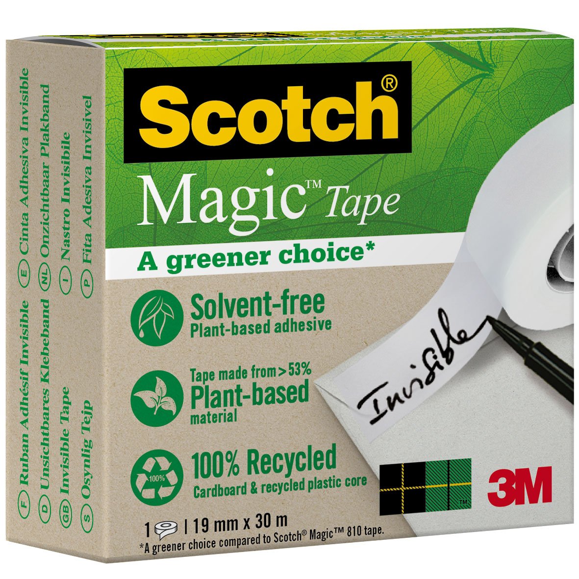 Dokumenttejp Scotch Magic 900 19mm x 30m 42024203